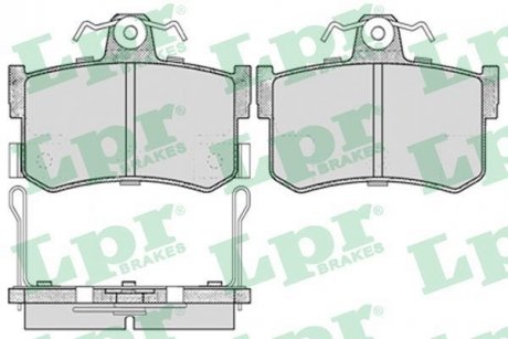 Гальмівні колодки, дискове гальмо (набір) LPR 05P654 (фото 1)