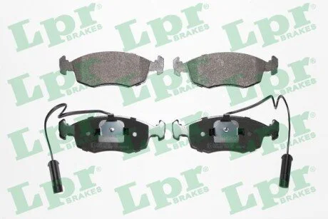Гальмівні колодки, дискове гальмо (набір) LPR 05P755