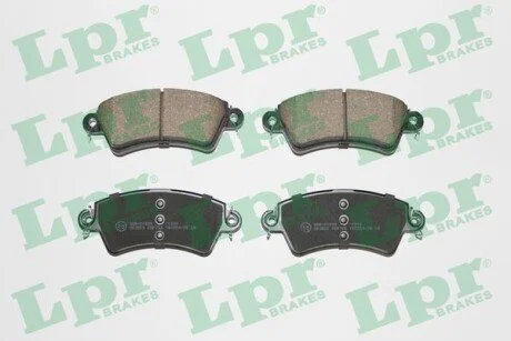 Гальмівні колодки, дискове гальмо (набір) LPR 05P766