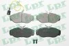 Гальмівні колодки, дискове гальмо (набір) LPR 05P773 (фото 1)