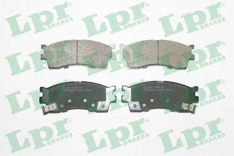 Гальмівні колодки, дискове гальмо (набір) LPR 05P809