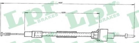 Тросик зчеплення LPR C0093C (фото 1)