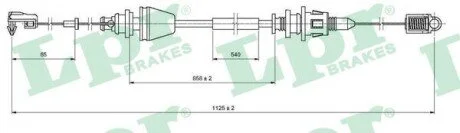 LINKA GAZU RENAULT CLIO II,KANGOO LPR C0146A
