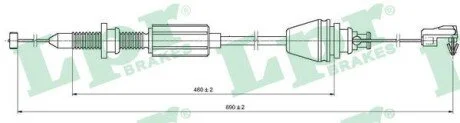 LINKA GAZU RENAULT CLIO II,KANGOO LPR C0147A