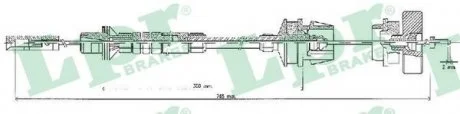 Тросик сцепления LPR C0218C