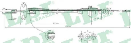 LINKA SPRZ. OPEL AGILA (A) (H00) LPR C0235C