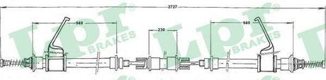 Тросик стояночного тормоза LPR C0299B