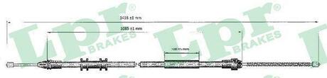 Тросик стояночного тормоза LPR C0699B (фото 1)