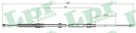 LINKA HAM. VOLKSWAGEN CADDY III BOX,ESTATE (2KB, 2KJ, 2CB, 2CJ) LPR C1117B