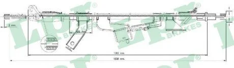 LINKA HAM. OPEL AGILA (B) (H08),SUZUKI SPLASH,VAUXHALL AGILA MK II (B) LPR C1667B