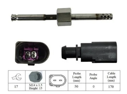 Датчик температуры выхлопных газов LUCAS LGS6017