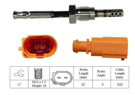 Датчик температуры выхлопных газов LUCAS LGS7133