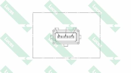Датчик положения коленвала LUCAS SEB427 (фото 1)