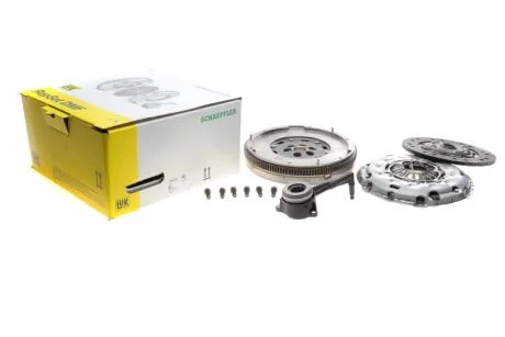 Демпфер + комплект сцепления VW T5/T6 2.0 TDI 09- (+выжимной) LuK 600 0358 00
