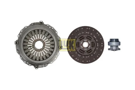 Комплект зчеплення (430мм) DAF 75 CF, 85, 85 CF, 95, 95 XF, CF 75, CF 85, XF 95, BOVA MAGIQ 11.6D-9.2D 02.94- LuK 643349300 (фото 1)