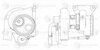 Турбокомпрессор (в комплекте с прокладками) для а/м Peugeot Boxer III /Citroen Jumper III (06-) 2.2D (TD03) LUZAR LAT 2022 (фото 4)