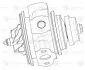 Турбокомпрессор б/корп. (картридж) для Skoda Octavia (04-) 1.4T (тип TD025M2) (LAT 5027) LUZAR
