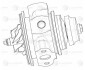 Турбокомпресор б/корп. (картридж) для Skoda Octavia (04-) 1.4T (тип TD025M2) LUZAR LAT 5027 (фото 3)