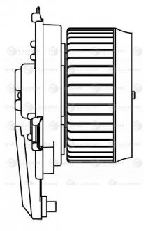Электровентилятор отопителя Suzuki Vitara (15-)/SX4 II (S-Cross) (13-) (LFh 2401 LUZAR LFh2401