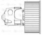 Електровентилятор обігрівача BMW 5 (F10) (10-) LUZAR LFh 26F1 (фото 3)