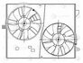 Е/вентилятори з кожухом (2 вент.) Chevrolet Captiva/Opel Antara (06-) LUZAR LFK 0543 (фото 3)
