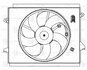 Электровентилятор охлаждения с кожухом (диам.крыльчат. 447мм) для а/м KIA Optima IV (15-) 2.0i/2.4i LUZAR LFK 0812 (фото 3)