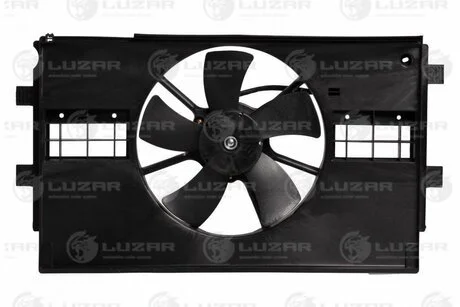 Э/вентилятор охлаждения с кожухом Mitsubishi Lancer X (07-) 1.5i/1.6i LUZAR LFK 1115
