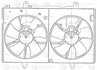 Електровентилятор охолодження з кожухом для а/м Nissan Murano I (Z50) (02-) LUZAR LFK 1450 (фото 3)