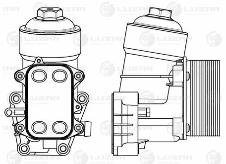 Фото 1 - радиатор масляный в сборе (теплообменник) VW Tiguan (08-) 1.6TDi/2.0TDi LUZAR LOc 1809 Радиатор масляный в сборе (теплообменник) VW Tiguan (08-) 1.6TDi/2.0TDi LUZAR LOc 1809 (фото 1)