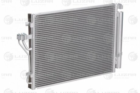 Радиатор кондиционера с ресивером Kia Sportage III/Hyundai iX35 (10-) D LUZAR LRAC 0827 (фото 1)