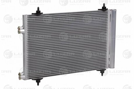 Радиатор кондиционера Citroen C4 1.4i / 1.6i / 2.0i (04-) с ресивером LUZAR LRAC 20GK (фото 1)