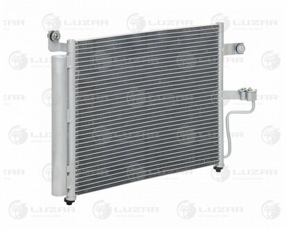 Радиатор кондиционера Accent 1.3/1.5/1.6 (99-) МКПП с ресивером LUZAR LRAC HUAc99160 (фото 1)