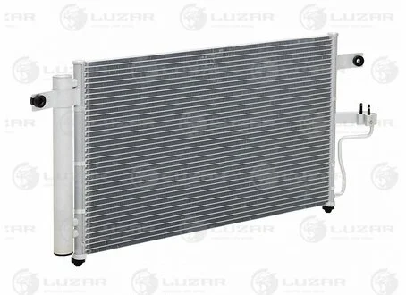Радиатор кондиционера Accent 1.3/1.5/1.6 (99-) АКПП с ресивером LUZAR LRAC HUAc99250