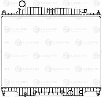 Радіатор охолодження для а/м Land Rover Range Rover III (01-)/Range Rover Sport I (05-) 3.6TD LUZAR LRc 10161