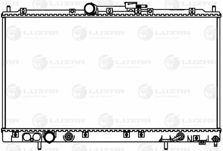 Радиатор охлаждения для а/м Mitsubishi Galant (96-) 2.0i/2.4i/2.5i AT LUZAR LRc 11120