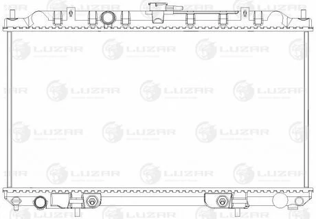Радіатор охолодження для а/м Nissan Almera N16 (00-) 1.8i AT LUZAR LRc 14111 (фото 1)