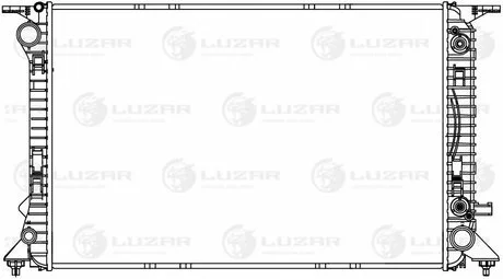 Радиатор охлаждения для а/м Audi A5 (07-)/Q5 (08-)/Porshe Macan (14-) 2.7D/3.0T/3.2T/3.0T/3.0D LUZAR LRc 18181