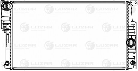 Радиатор охлаждения для а/м BMW 3 (F30) (11-) 1.5i/2.0i/3.0i LUZAR LRc 26111 (фото 1)
