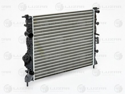 Радиатор охлаждения Logan МКПП (-08) 1,4/1,6 б/конд (алюм) LUZAR LRc RELo04334 (фото 1)