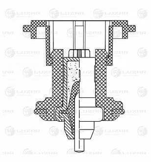 Термостат для а/м VW Polo Sedan (15-)/(20-) 1.6i [CWVA] (термоэлемент) (80С (LT LUZAR LT1823