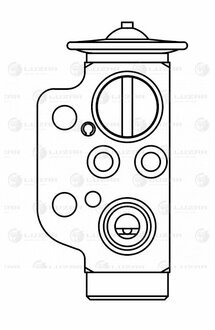 Клапан розш. кондиціонера (ТРВ) для а/м VW Touareg I (02- LUZAR LTRV 1855 (фото 1)