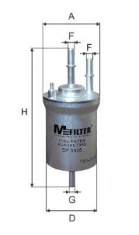Фильтр топливный M-FILTER DF3528