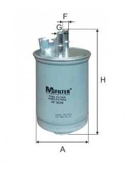 Фільтр паливний Connect 1.8Di/TDi (55kW) 02- (під клапан) M-FILTER DF 3539