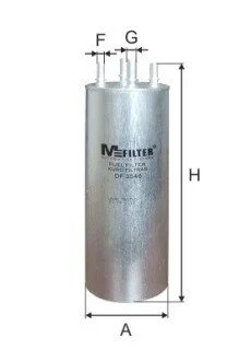 Фильтр топливный 1.9/2.5TDI T5/Touareg (дизель)) M-FILTER DF 3546