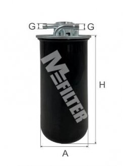 Фільтр паливний M-FILTER DF3567 (фото 1)