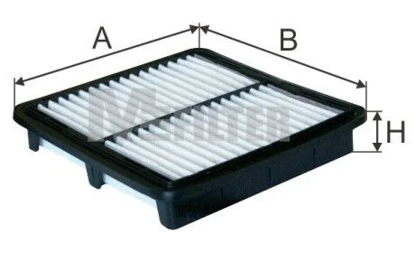Фильтр воздушный Matiz 0.8-1.0 98- M-FILTER K 474
