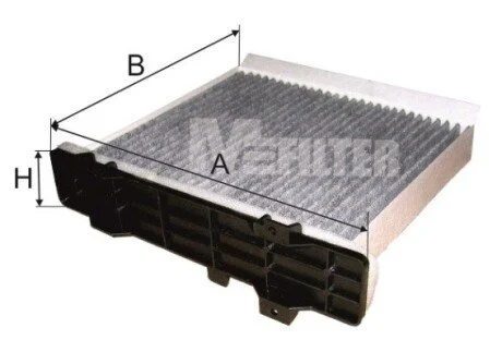 Фільтр салону вугільний M-FILTER K9017C