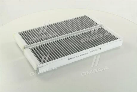Фильтр салона AUDI A6 04-11 угольный (2шт.) (выр-во) M-FILTER K987C-2