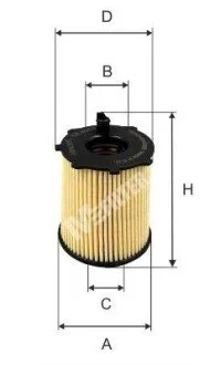 Фільтр масла M-FILTER TE4068