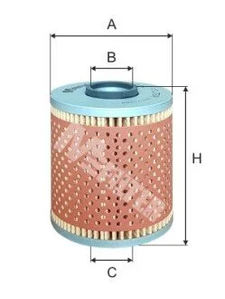 Фільтр оливний (фільтр-патрон) M-FILTER TE603